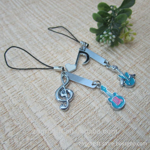 Guitar Phone Ornament Lovers Mobile Phone Strap Special Gift Cell Phone Strap